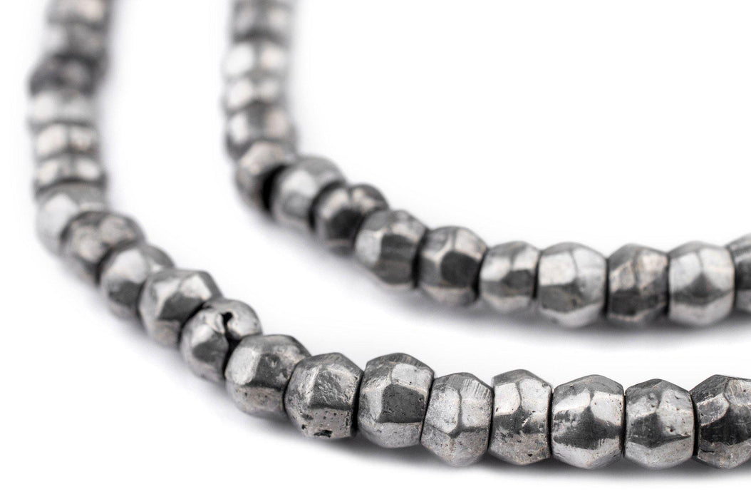 Silver Mursi Ring Beads (8mm) - The Bead Chest