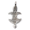 Mahbes Silver Moroccan Tuareg Pendant (27x54mm)