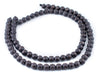 Dark Grey Round Natural Wood Beads (10mm) - The Bead Chest
