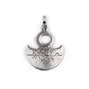 Engraved Tuareg Moon Pendant