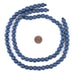Cobalt Blue Round Natural Wood Beads (10mm) - The Bead Chest