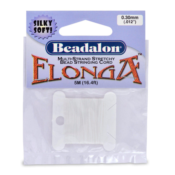 0.3mm Elonga Stretch Cord (5 meters) - The Bead Chest