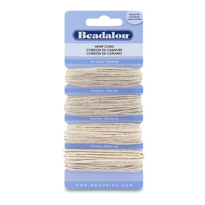 Hemp Cord Variety Pack (100ft) - The Bead Chest