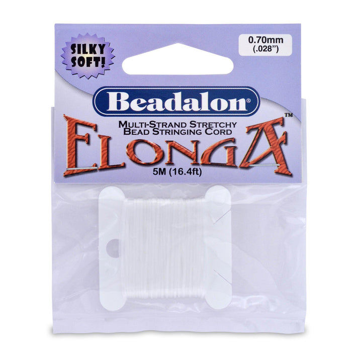 0.7mm Elonga Stretch Cord (5 meters) - The Bead Chest