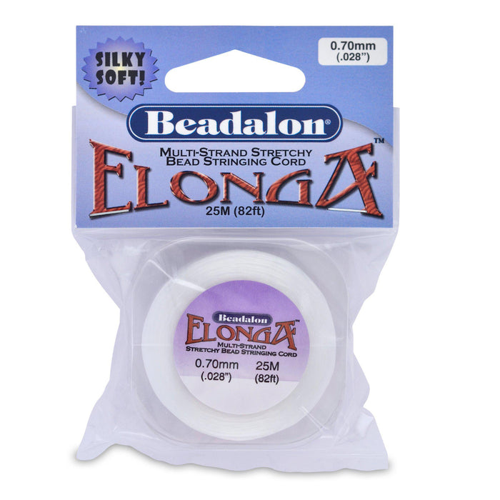 0.7mm Elonga Stretch Cord (25 meters) - The Bead Chest