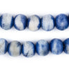 Blue Rustic Bone Beads (14mm)