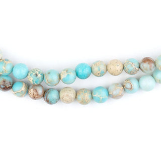 Turquoise Sea Sediment Jasper Beads (6mm)