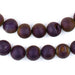 Purple Round Druzy Agate Beads (12mm) - The Bead Chest