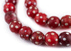 Premium Red Venetian Skunk Eye Beads (12mm) - The Bead Chest