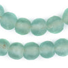 Aqua Recycled Glass Beads (16mm)