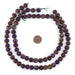 Purple Round Druzy Agate Beads (10mm) - The Bead Chest