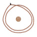 Copper Smooth Heishi Beads (3mm) - The Bead Chest