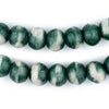 Green Rustic Bone Beads (12mm)