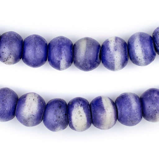 Blue Rustic Bone Beads (12mm) - The Bead Chest