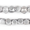 Jumbo Maasai Silver Diamond Cut Beads (12mm)