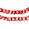 Red Rustic Bone Mala Beads (8mm)