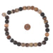 Round Natural Agate Stone Beads (12mm) - The Bead Chest