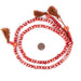 Red Rustic Bone Mala Beads (8mm) - The Bead Chest