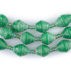 Spring Green Recycled Paper Beads from Uganda