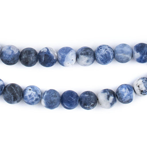 Matte Round Sodalite Beads (8mm) - The Bead Chest