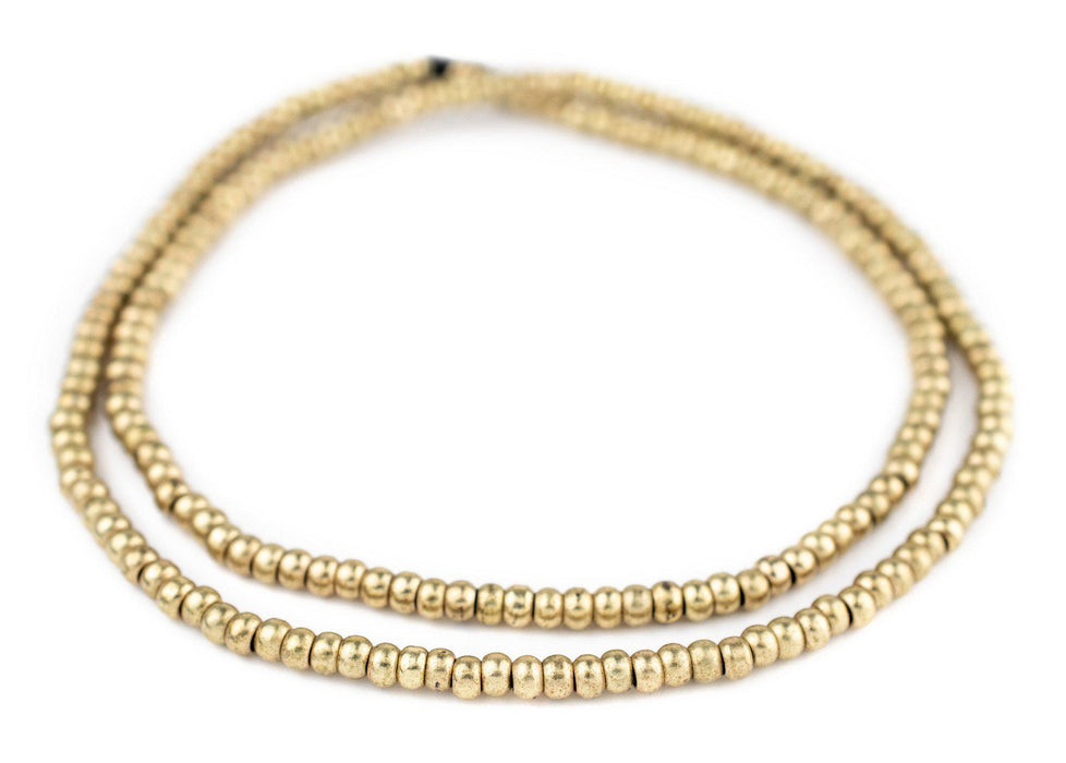 Brass Rondelle Beads (4.5mm) - The Bead Chest
