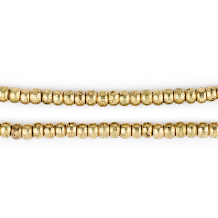 Brass Rondelle Beads (4.5mm) - The Bead Chest
