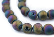 Rainbow Round Druzy Agate Beads (10mm) - The Bead Chest