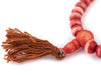 Red Rustic Bone Mala Beads (8mm) - The Bead Chest