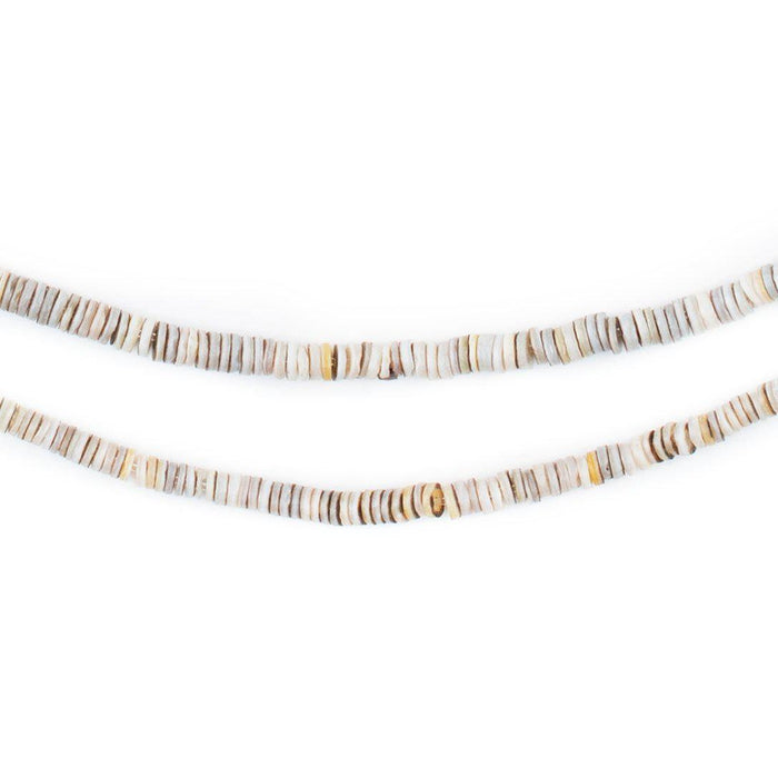 Grey Shell Heishi Beads (3mm) - The Bead Chest