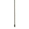 Antiqued Brass Ball Chain with Connector, 30 Inches