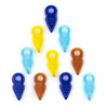 Multicolor Talhakimt Pendants (Set of 10)