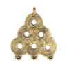 Brass Baule Beehive Connector Pendant (54x47mm)