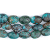 Oval Turquoise Stone Beads (12x10mm)