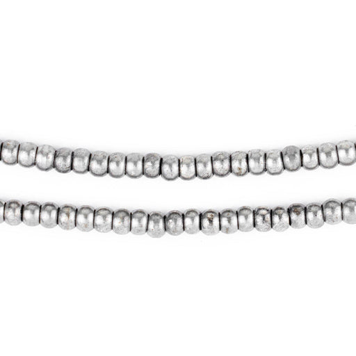 Silver Rondelle Beads (4mm)