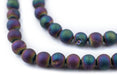 Rainbow Round Druzy Agate Beads (6mm) - The Bead Chest