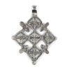Metu Silver Coptic Cross Pendant (53x70mm)