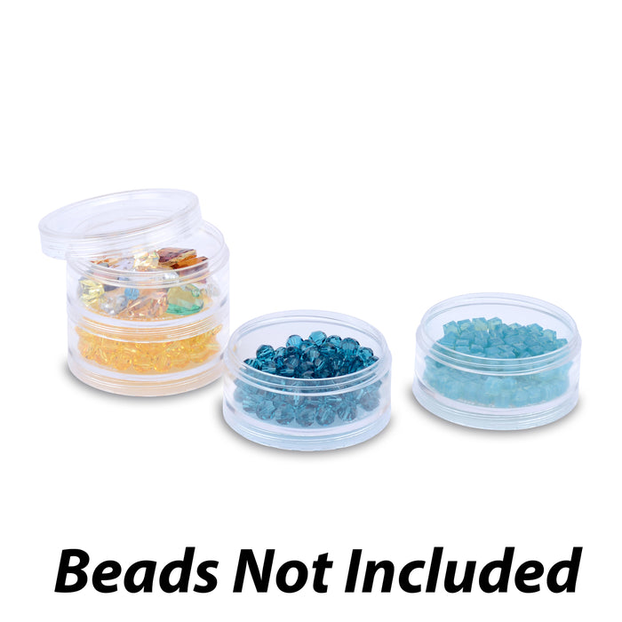 Stackable Bead Containers (4 Containers, 11 cubic inches) — The Bead Chest