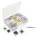 Bead Storage Box with Scoop & Tweezers (55 Compartments, 140 cubic inches) - The Bead Chest