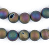 Rainbow Round Druzy Agate Beads (14mm)