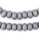 Grey Abacus Natural Wood Beads (8x12mm) - The Bead Chest