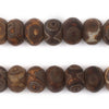 Eye Rondelle Tibetan Agate Beads (10x15mm)