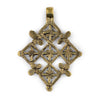 Metu Brass Coptic Cross Pendant (53x70mm)