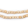 Honey Beige Java Glass Beads