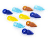 Multicolor Talhakimt Pendants (Set of 10) - The Bead Chest