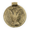 Brass Bird Baule Bead Pendant (58x52mm)