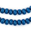 Azul Blue Abacus Natural Wood Beads (8x12mm)