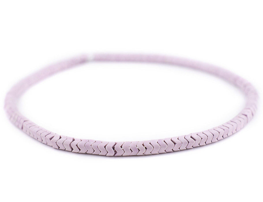 Lavender Agate Interlocking Snake Beads (6mm) - The Bead Chest