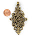 Adama Brass Coptic Cross Pendant (45x85mm) - The Bead Chest