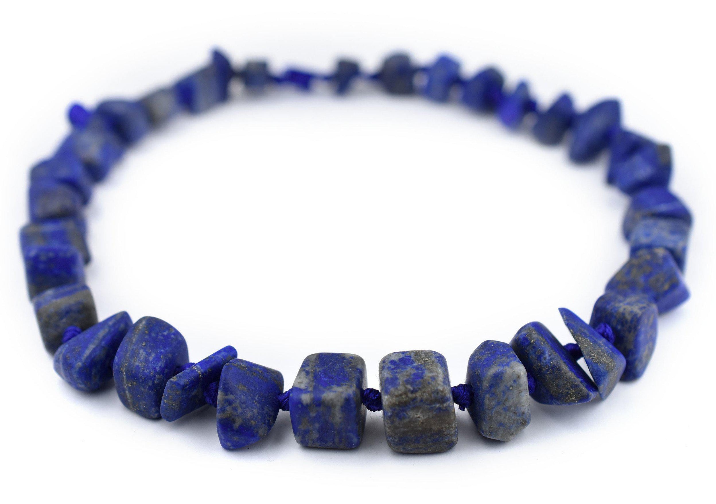 Lapis Lazuli Grade A – Natural Afghan Gemstone Beads (6mm–12mm) main image 1