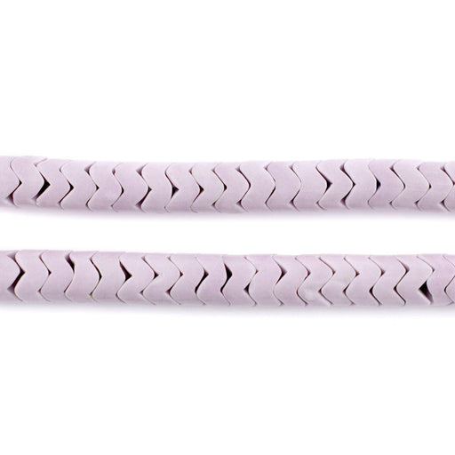 Lavender Agate Interlocking Snake Beads (6mm) - The Bead Chest